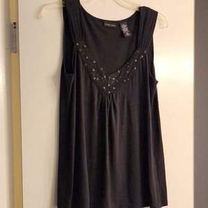 NWOT. New York & Company Sequins and Beads Sleeveless Lady Top.